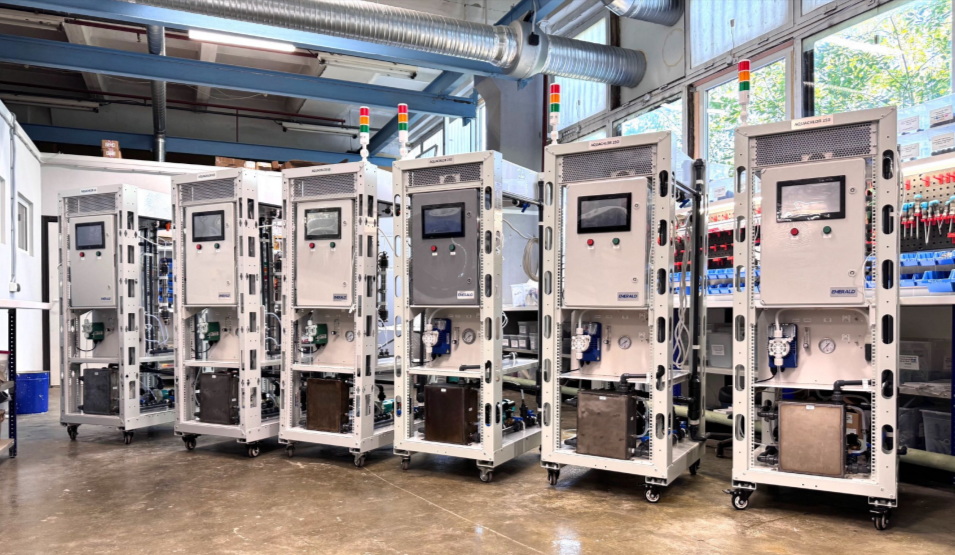 EMERALD manufacturing facility with AQUACHLOR generators